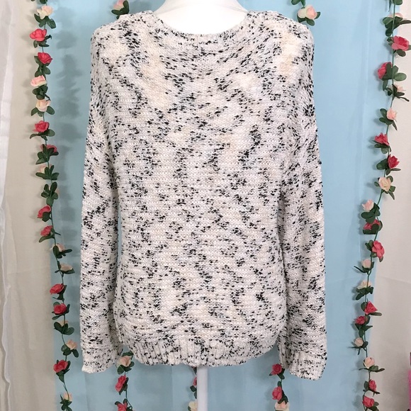 Bell Sleeve Marbled Sweater Size Large - Picture 2 of 6